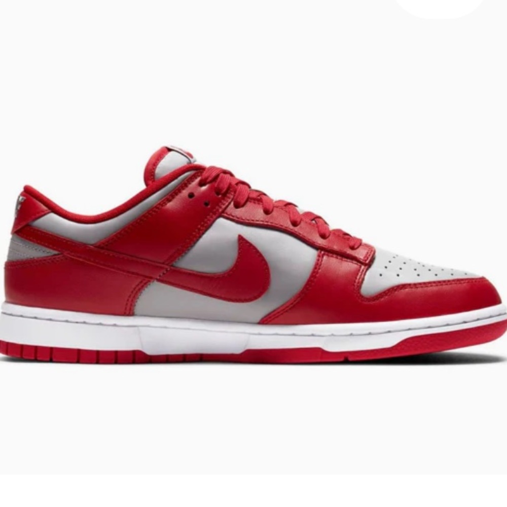 Nike UNLV Dunk Low Retro Sneakers Grey / White / Red  Men’s 11.5 - Picture 14 of 16